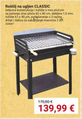 Roštilj na ugljen CLASSIC