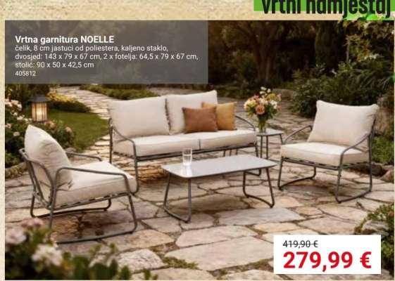 Vrtna garnitura NOELLE