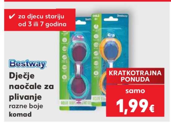 Bestway Dječje naočale za plivanje