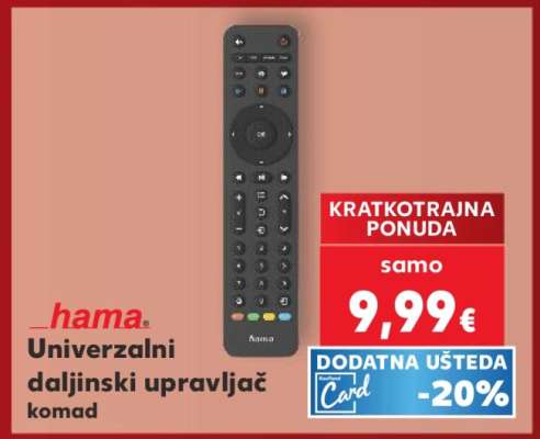 hama Univerzalni daljinski upravljač