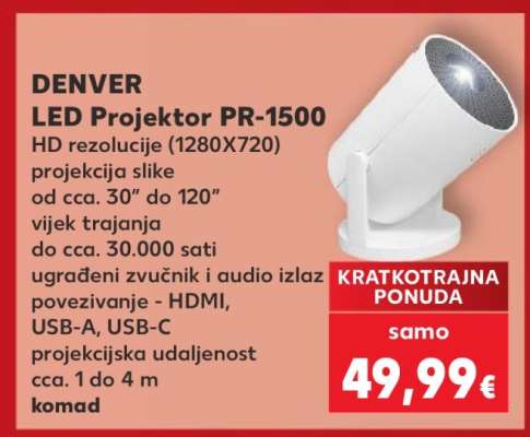 DENVER LED Projektor PR-1500