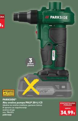 PARKSIDE® Aku zračna pumpa PALP 20-Li C3