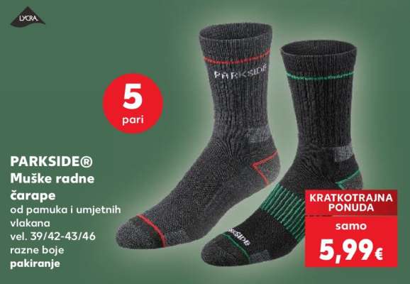 PARKSIDE® Muške radne čarape