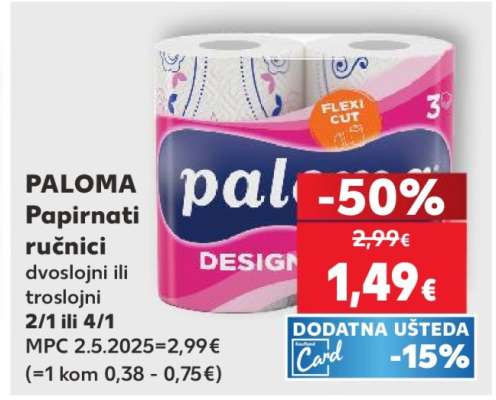 Paloma Papirnati ručnici