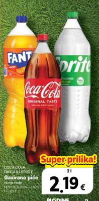 COCA-COLA FANTA ILI SPRITE
