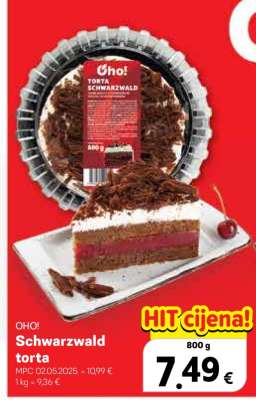 OHO! Schwarzwald torta