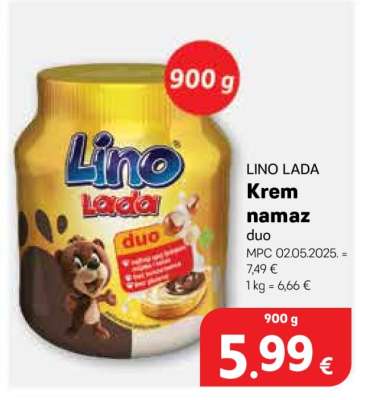 LINO LADA Krem namaz duo