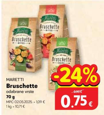 MARETTI Bruschette odabrane vrste 70 g