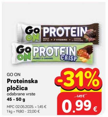 GO ON Proteinska pločica