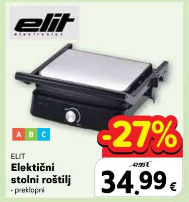 ELIT Električni stolni roštilj