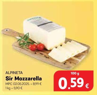 ALPINETA Sir Mozzarella