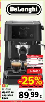 De'Longhi Aparat za espresso kavu