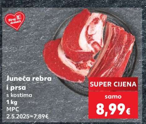 Juneća rebra i prsa