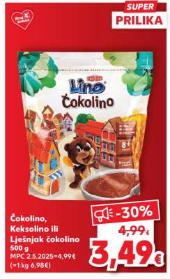Čokolino, Keksolino ili Lješnjak čokolino 500 g