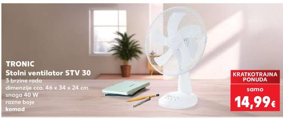TRONIC Stolni ventilator STV 30