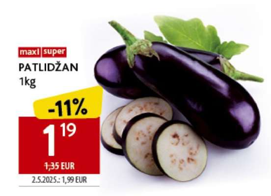 PATLIDŽAN 1kg