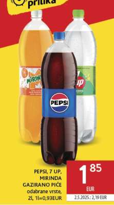 PEPSI, 7 UP, MIRINDA