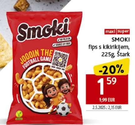 SMOKI flips s kikirikijem, 225g, Štark