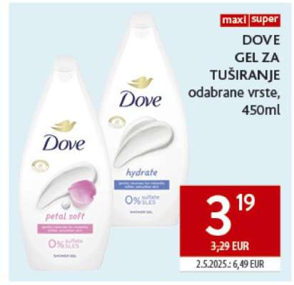 DOVE Gel za tuširanje