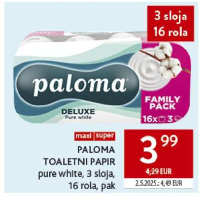 PALOMA Toaletni papir