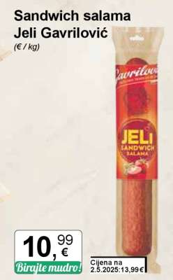 Sandwich salama Jeli Gavrilović