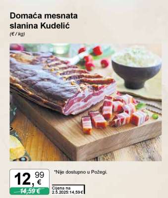Domaća mesnata slanina Kudelić