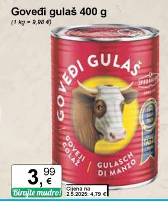 Goveđi gulaš 400 g