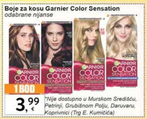 Boje za kosu Garnier Color Sensation