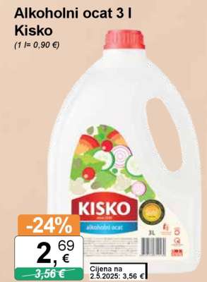 Alkoholni ocat 3 l Kisko