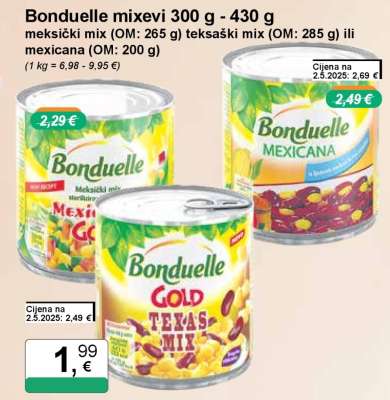 Bonduelle mixevi 300 g - 430 g