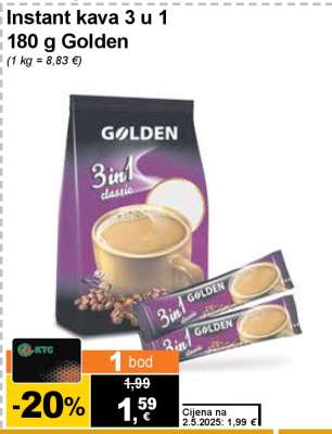 Instant kava 3 u 1 180 g Golden