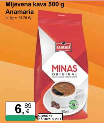 Mljevena kava 500 g Anamaria