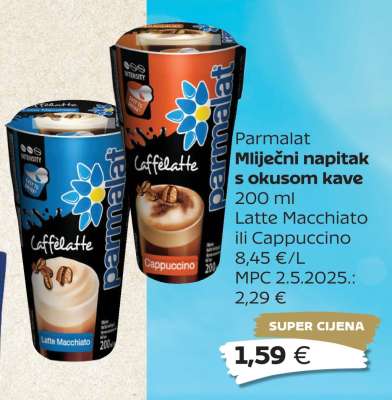 Parmalat Mlječni napitak s okusom kave