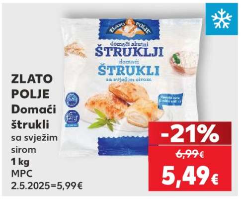 ZLATO POLJE Domaći štrukli sa svježim sirom