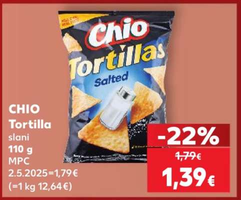 CHIO Tortilla slani