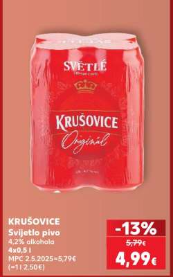 KRUŠOVICE Svijetlo pivo
