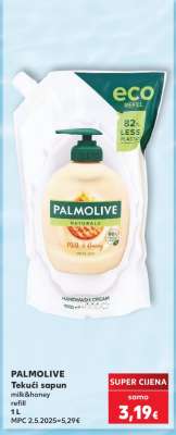 PALMOLIVE Tekući sapun milk&honey refill 1 L