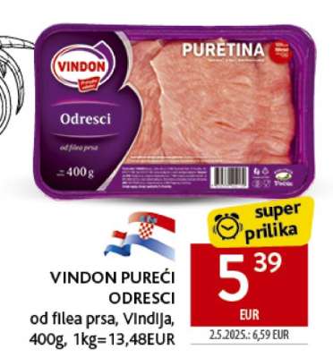VINDON Pureći odresci