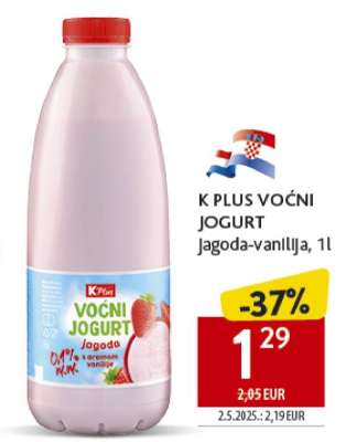 K PLUS VOĆNI JOGURT