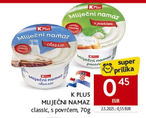 K PLUS MLIJEČNI NAMAZ