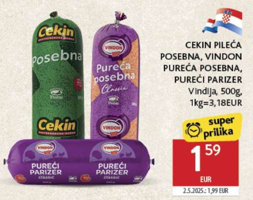 CEKIN PILEĆA POSEBNA, VINDON PUREĆA POSEBNA, PUREĆI PARIZER