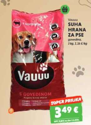 Vauuu Suha hrana za pse