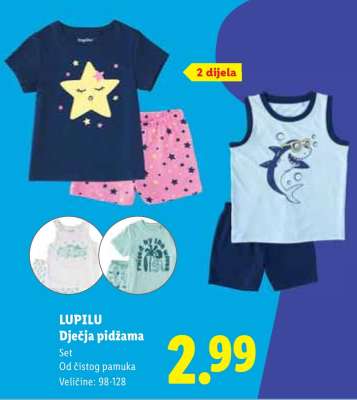 Lupilu Dječja pidžama