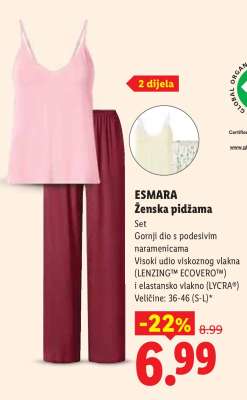 Esmara Ženska pidžama
