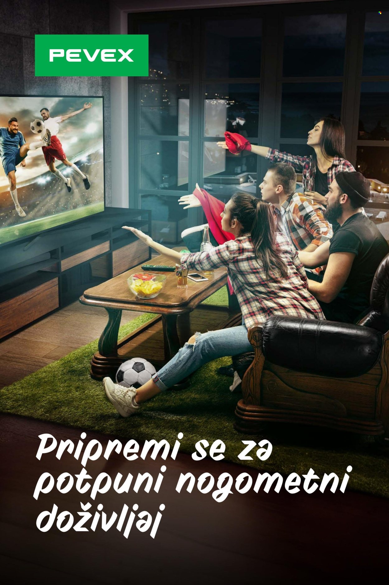 Leták Pevex. Strana 1
