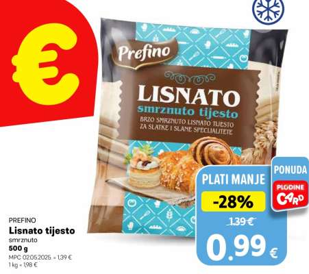 PREFINO Lisnato tijesto