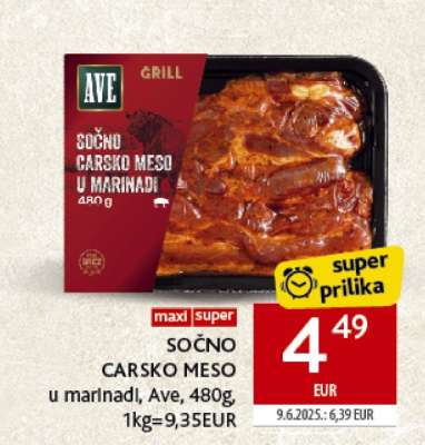 SOČNO CARSKO MESO