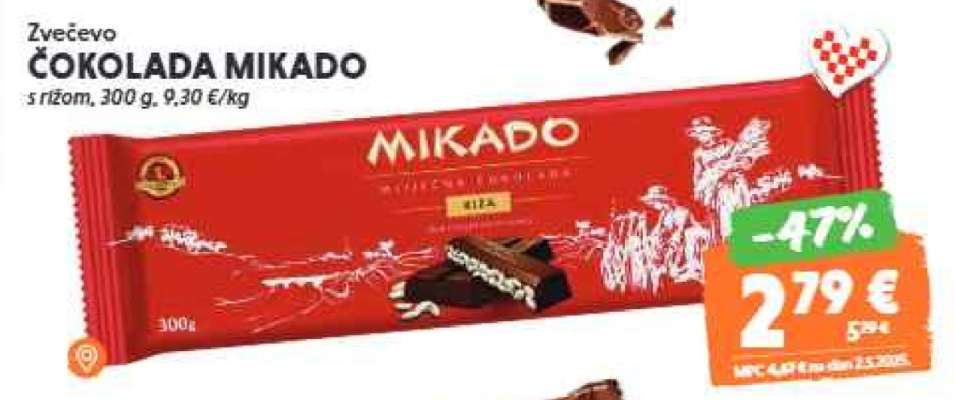 Čokolada Mikado