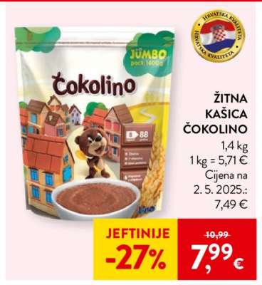 Žitna kašica Čokolino