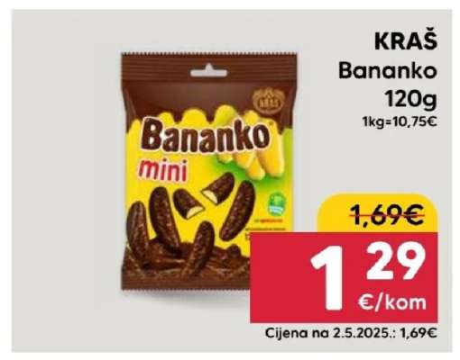 KRAŠ Bananko 120g